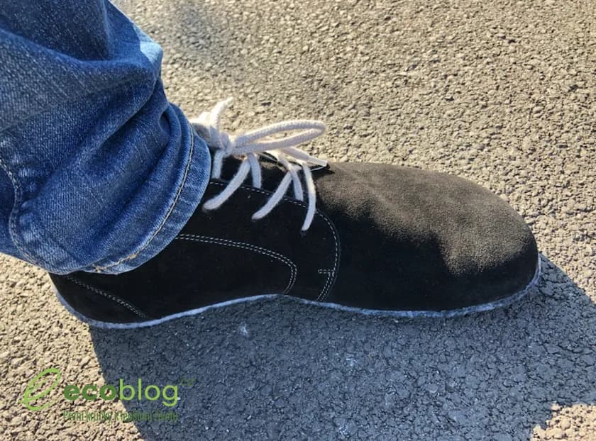 Měření chodidla pro výběr správné velikosti barefoot bot Be Lenka