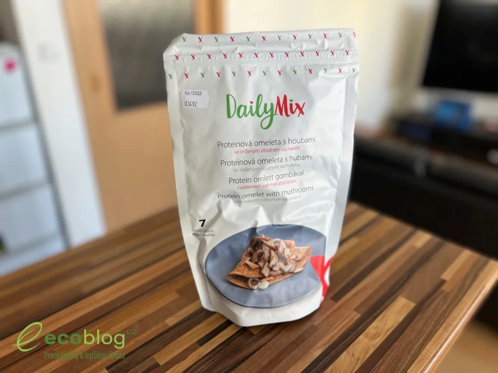 Snídaňové produkty DailyMix, kaše, palačinka, omeleta a granola