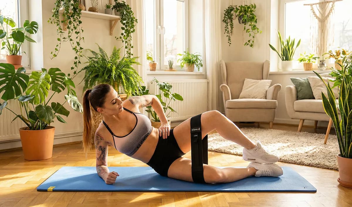 Cvičení s hula hoopem na zapojení svalů středu těla