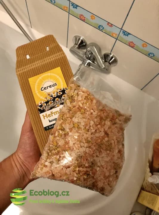 Základní balení Cereus himálajské soli do koupele s heřmánkem