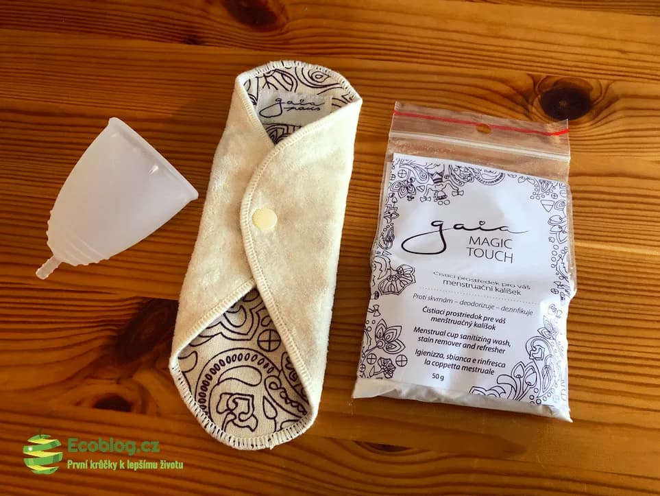 Detail menstruačního kalíšku Gaia Cup velikosti S
