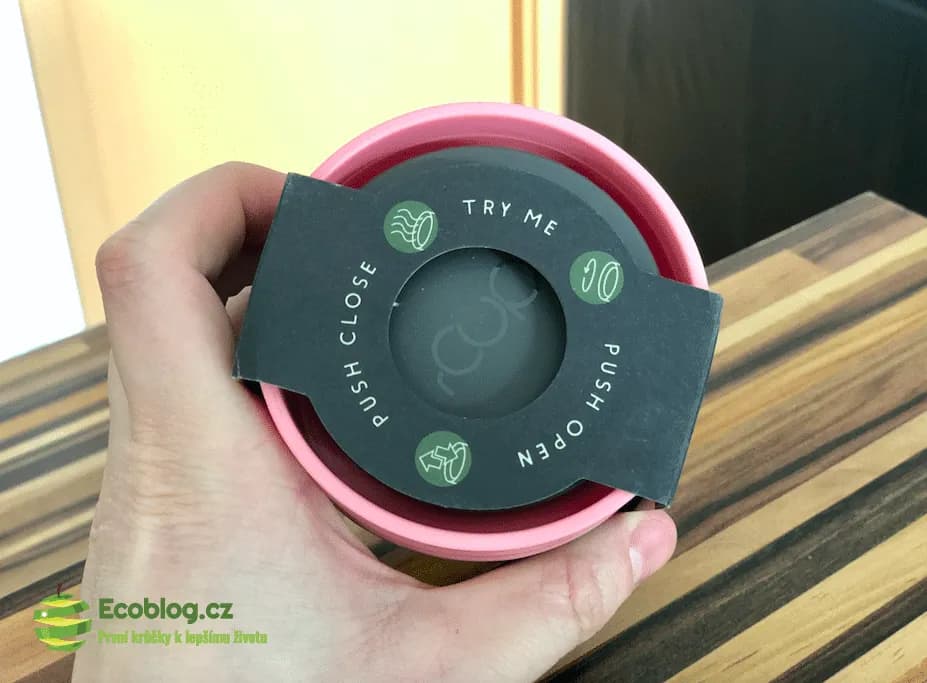 rCup ekologický kelímek na kávu, detail provedení