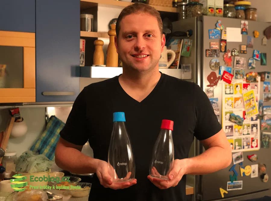 Skleněná láhev na vodu Retap, doživotní záruka a reklamace
