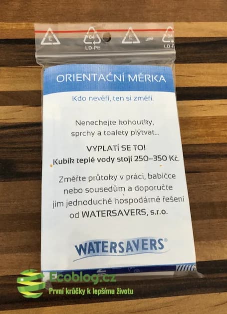 Watersavers měrka na průtok vody: recenze a moje zkušenost (2026)