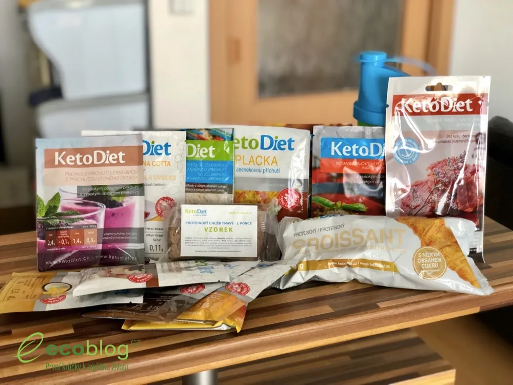 Ochutnávkový balíček KetoDiet s keto jídly a nápoji
