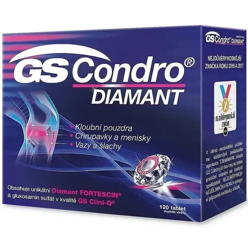 GS Condro Diamant tablety s glukosaminem a vitaminem C