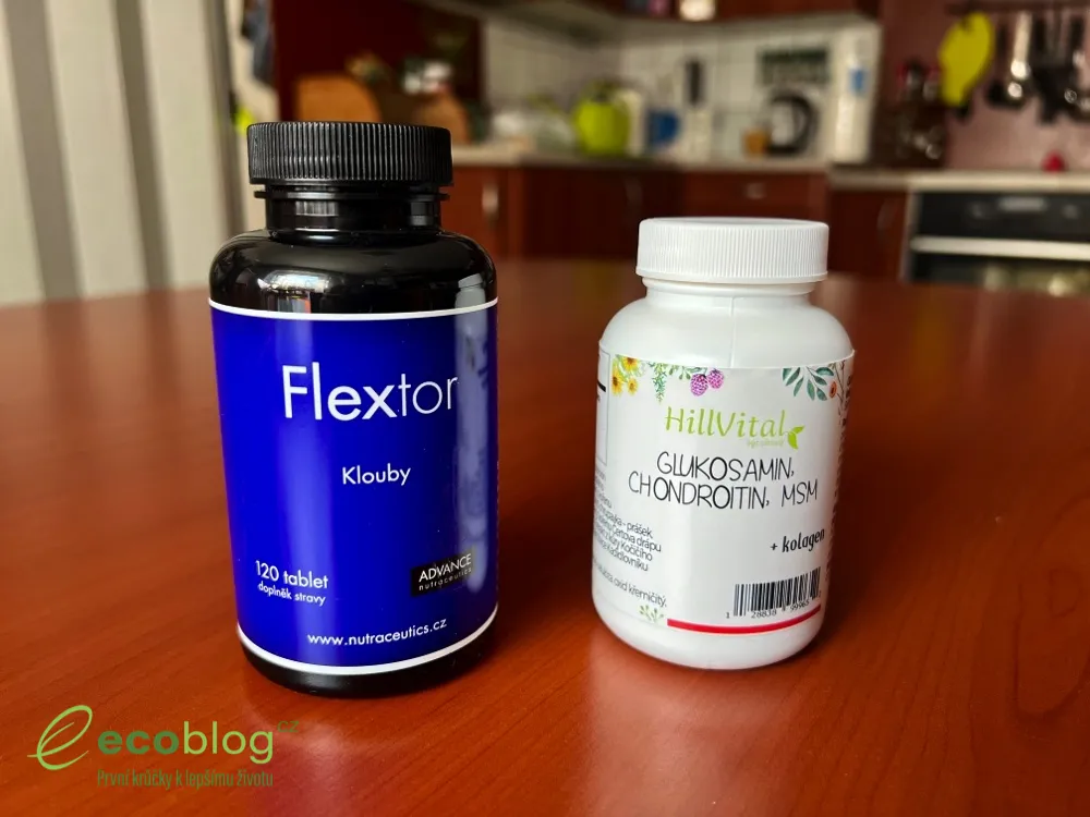 Kloubní výživa Flextor a HillVital pro podporu kloubů ve vyšším věku