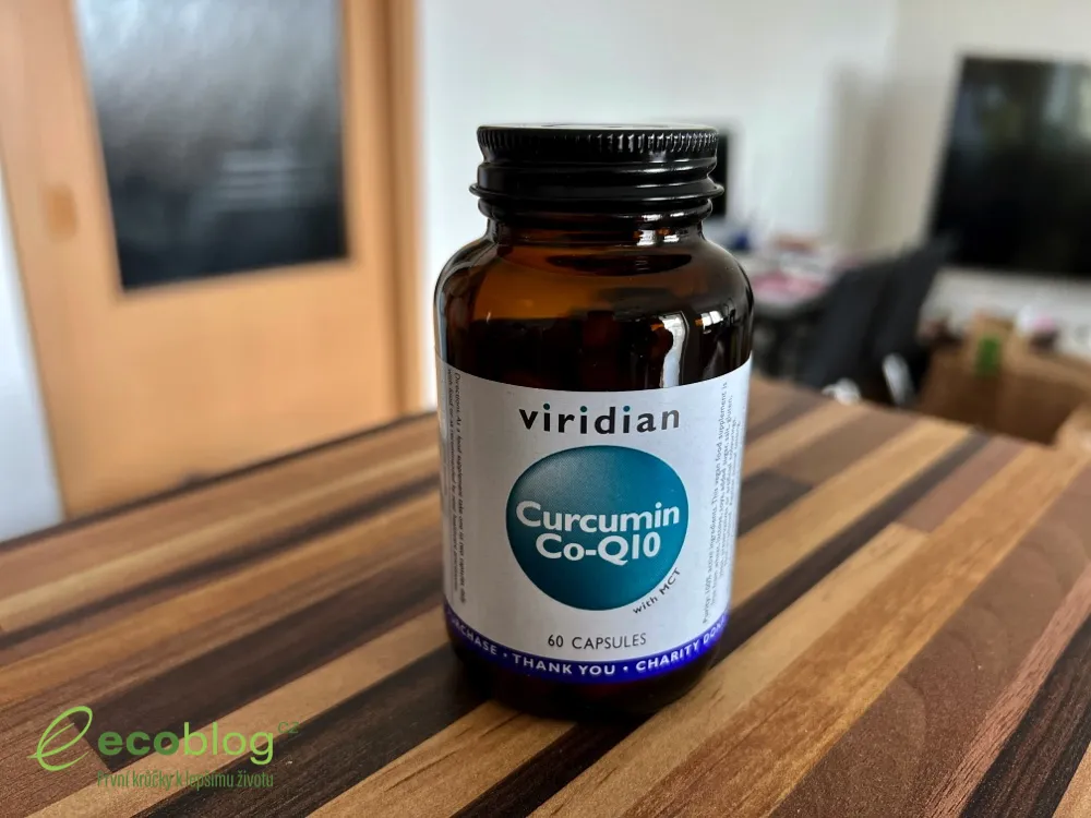 Viridian Curcumin Co-Q10 jako nejlepší koenzym Q10