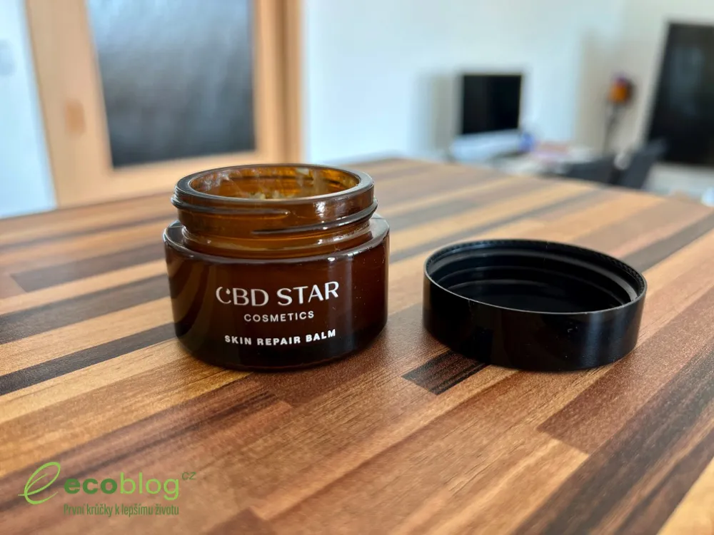 Složení a textura CBD Star Skin Repair Balm na jizvy
