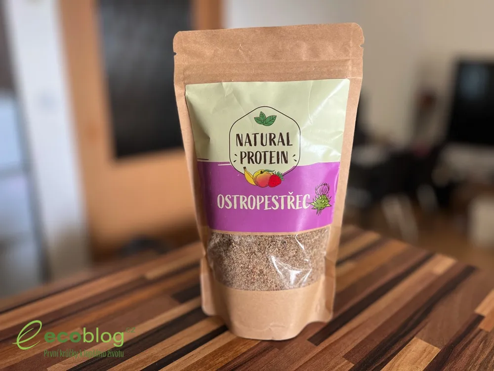 NaturalProtein ostropestřec mariánský mletý, druhé místo srovnání