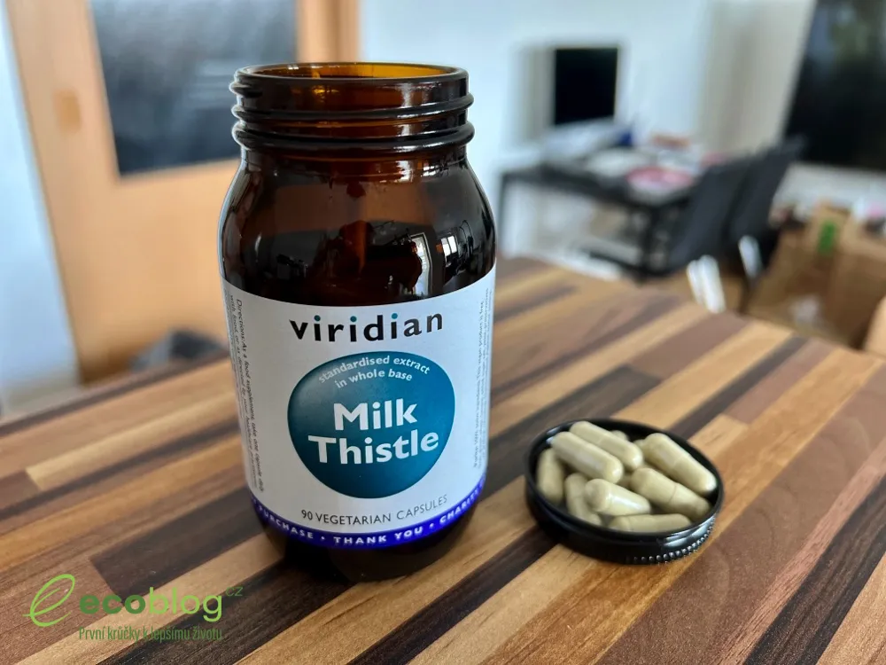 Viridian Milk Thistle, vítěz srovnání přípravků na játra na Ecoblogu