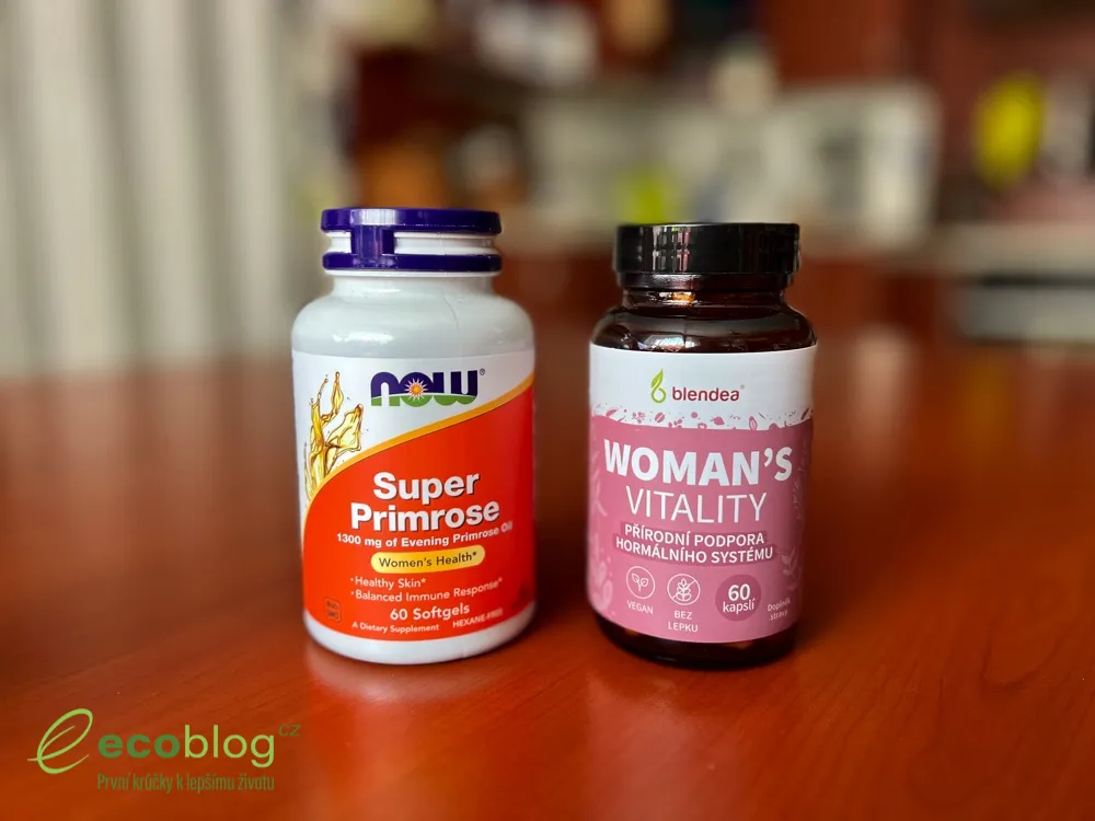 NOW Super Primrose a Blendea Woman's Vitality vedle sebe