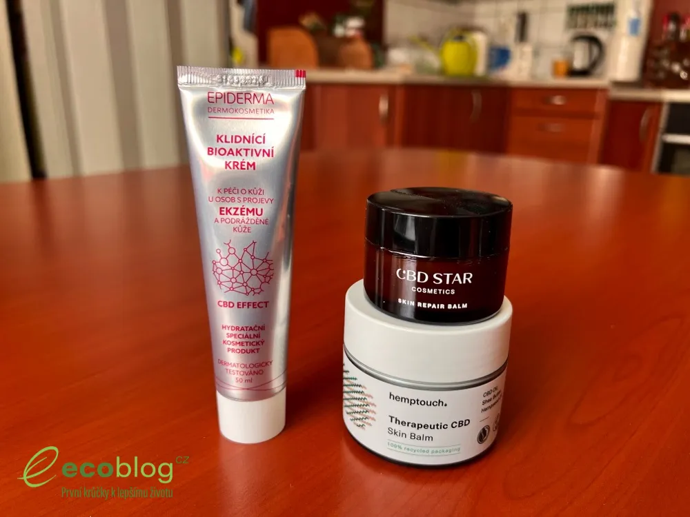 CBD Star, Epiderma a Hemptouch vedle sebe, top přípravky na atopický ekzém
