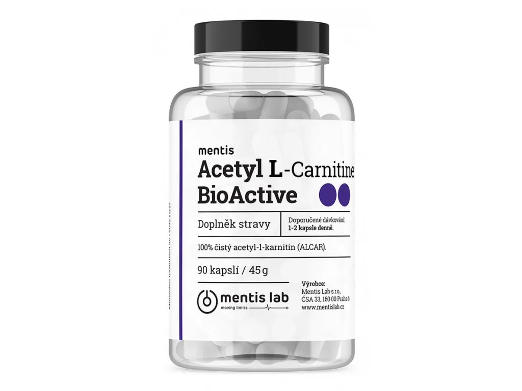 Mentis Acetyl L-Carnitine BioActive na podporu spalování tuků
