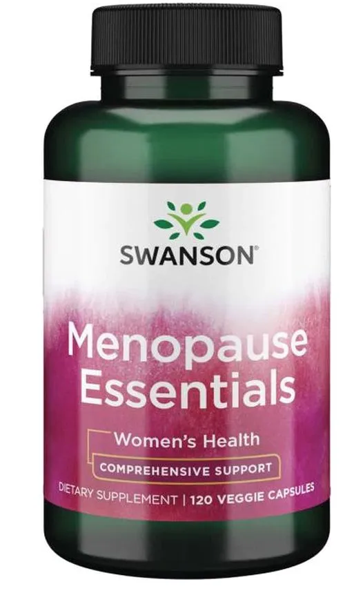Swanson Menopause Essentials, bylinný komplex se 120 kapslemi
