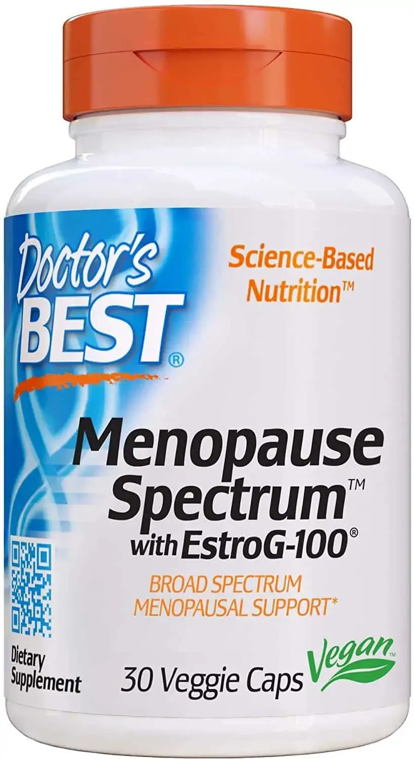 Doctor's Best Menopause Spectrum s EstroG-100, tři kořenové extrakty