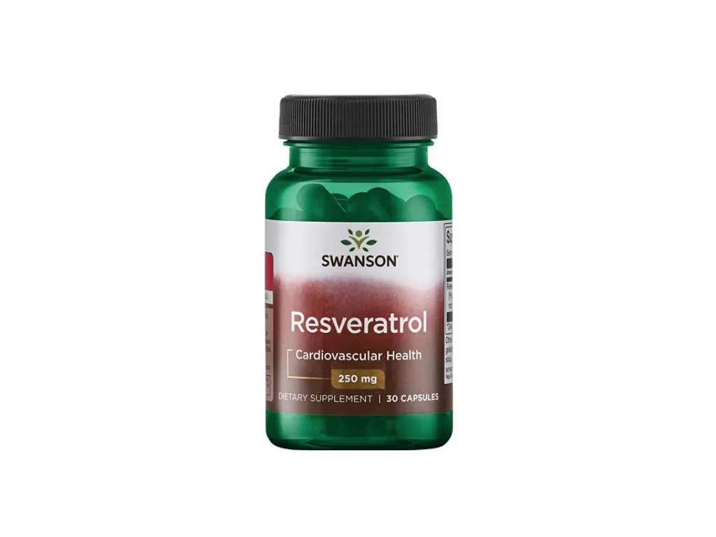 Swanson Trans-Resveratrol, rostlinné kapsle z kořene křídlatky japonské