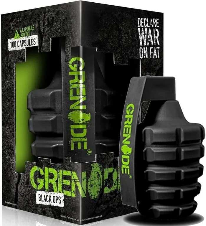 Grenade Black Ops, vítěz srovnání spalovačů tuků pro muže