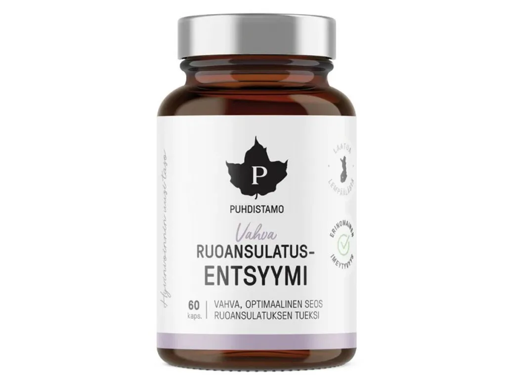 Puhdistamo Super Digestive Enzymes balení 60 kapslí