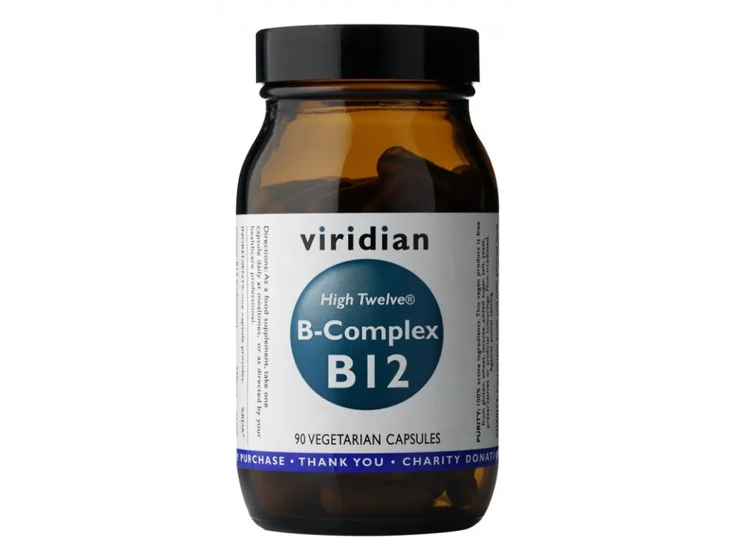 Viridian High Twelve B-Complex B12 kapsle
