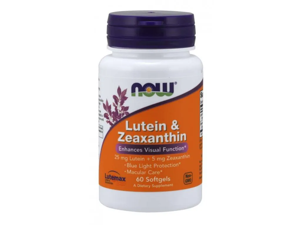 NOW Lutein a Zeaxanthin s komplexem Lutemax 2020