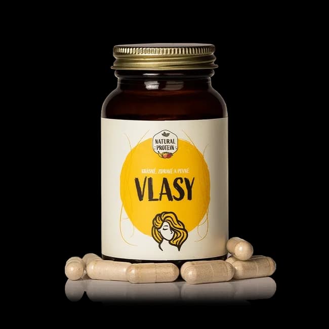 NaturalProtein Krásné vlasy - vitamíny a minerály na vlasové vlákno