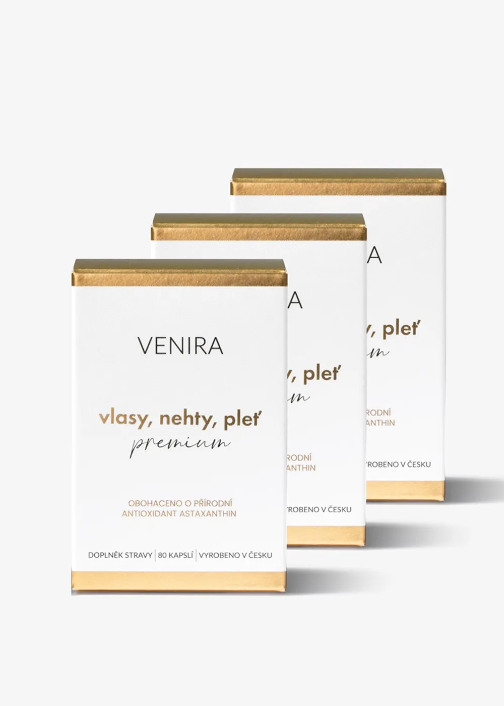 Venira kapsle pro vlasy, nehty a pleť