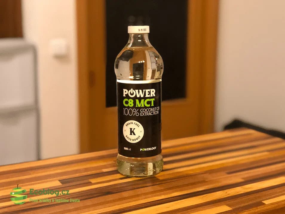 Powerlogy MCT C8 olej recenze: moje zkušenost s českou alternativou (2026)