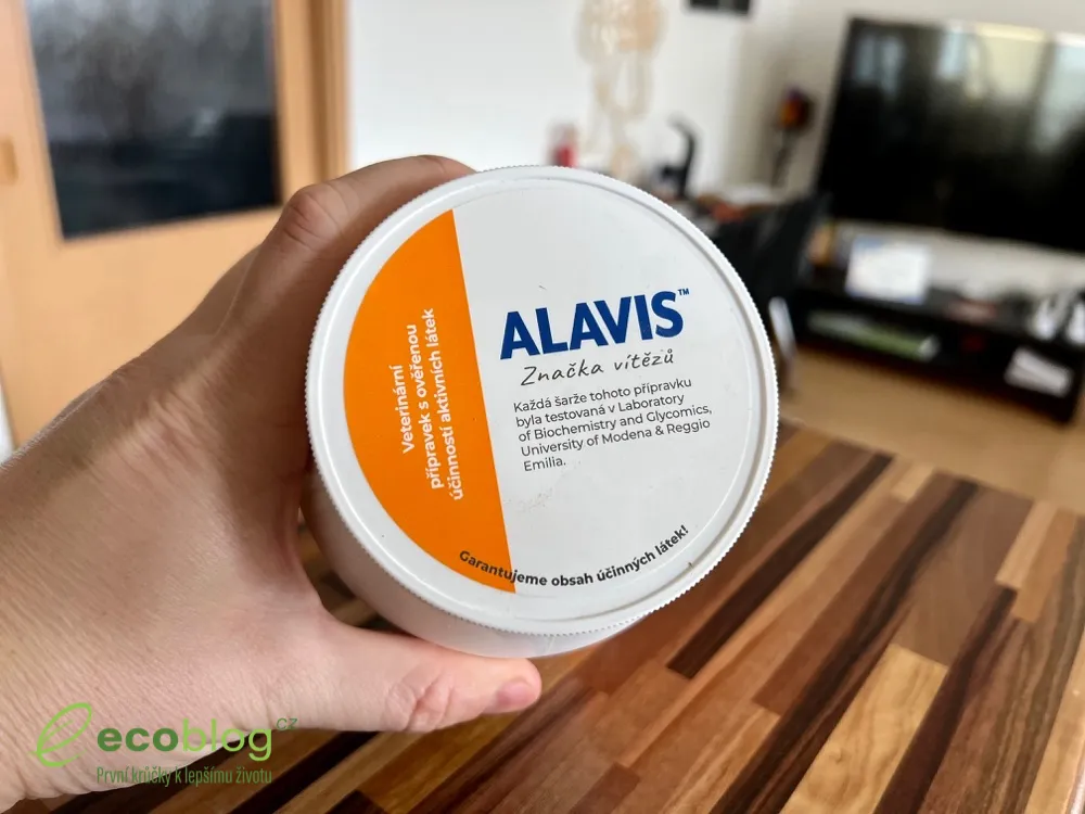 Odměřování denní dávky kloubní výživy Alavis