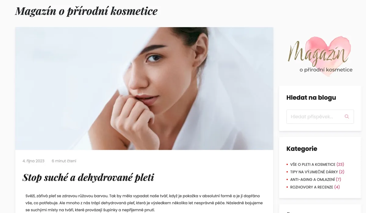 Logo a vizuál značky Annemarie Börlind, certifikovaná přírodní kosmetika