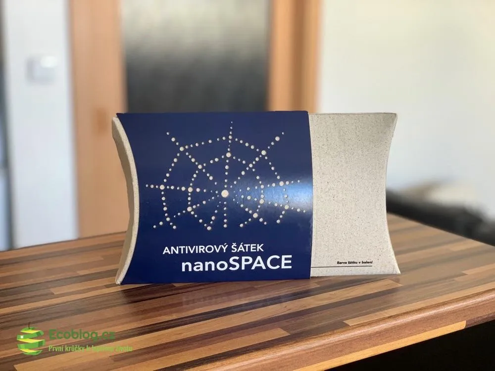 Nasazování nano šátku nanoSPACE s tvarováním nosního klipu