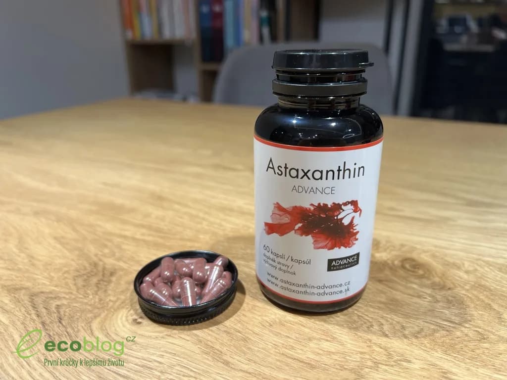 Astaxanthin ADVANCE Nutraceutics recenze: moje zkušenost a test (2026)