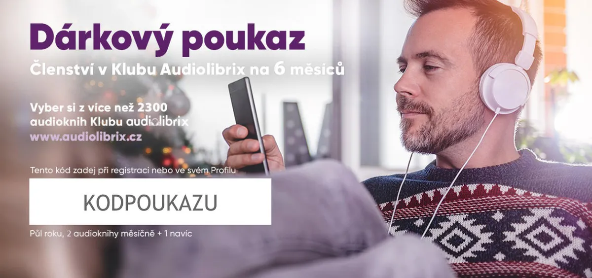 Detail přehrávače audioknihy v aplikaci Audiolibrix
