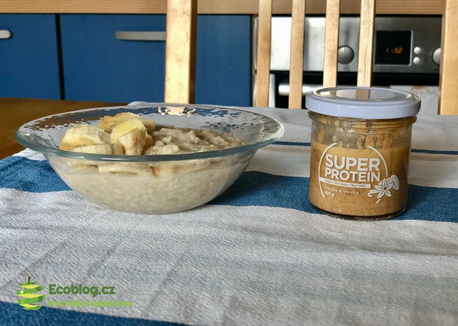 Biooo Máslo Superprotein jako rostlinný zdroj bílkovin po sportu