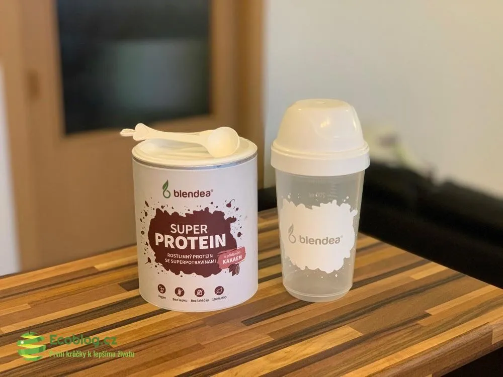 Blendea SuperProtein, sypká rostlinná proteinová směs s kakaem