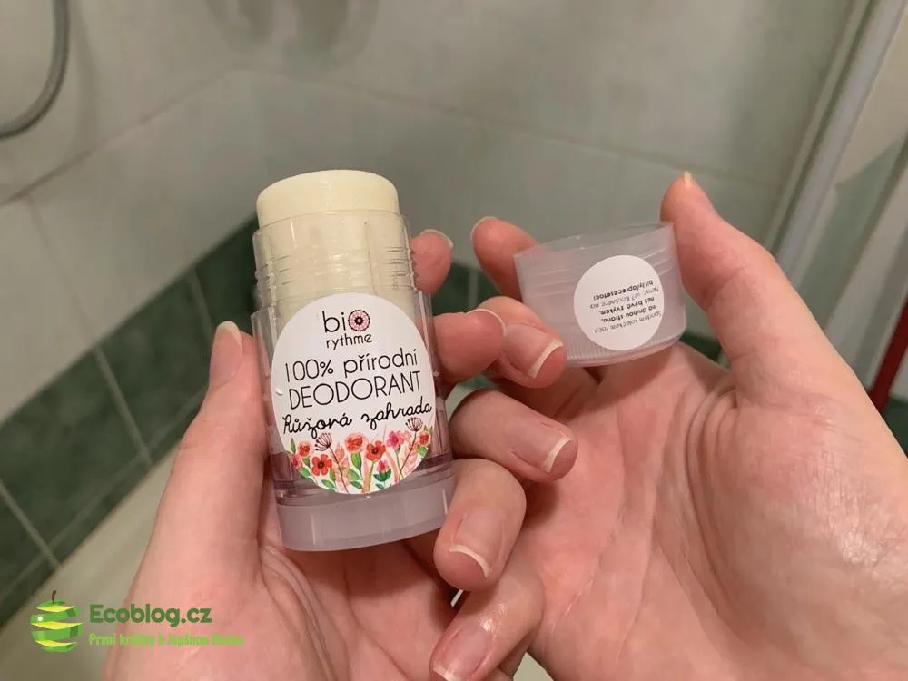 Přírodní dámský deodorant Biorythme s vůní růží a kakaovým máslem