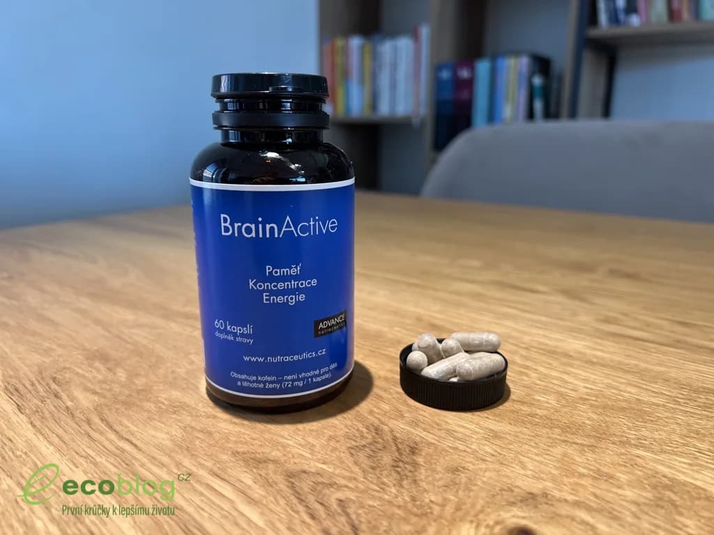 Doplněk stravy BrainActive od ADVANCE Nutraceutics na podporu mozku a paměti