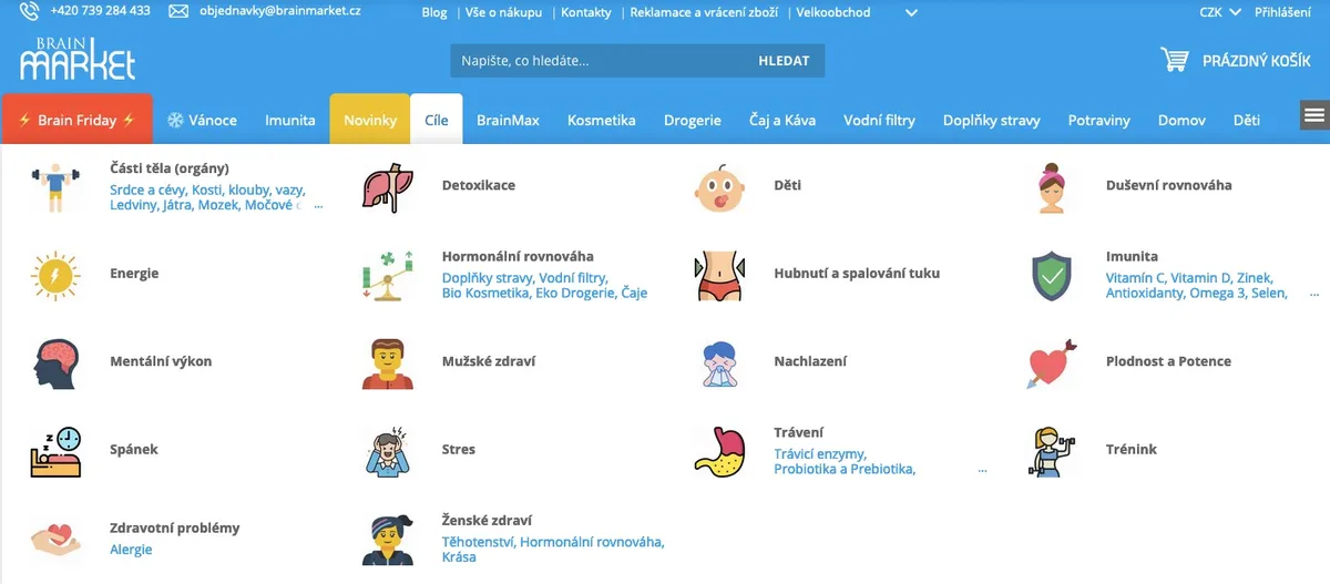 BrainMarket: Důležité na úvod: doplňky nejsou léky