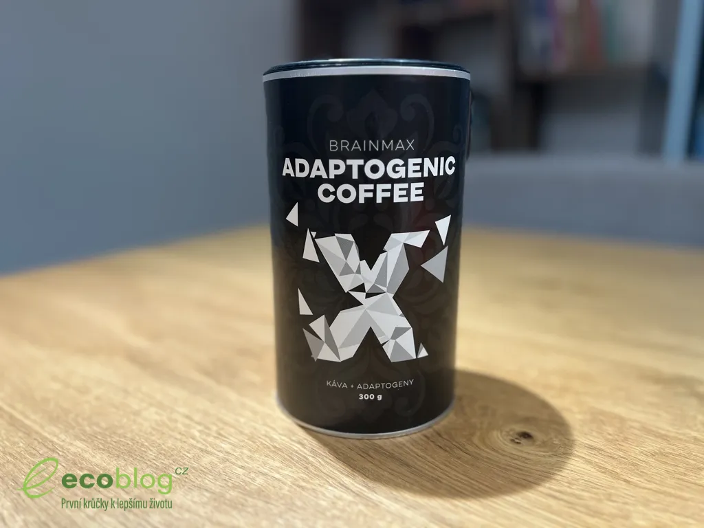 Balení BrainMax Adaptogenic Coffee, instantní houbové kávy s adaptogeny