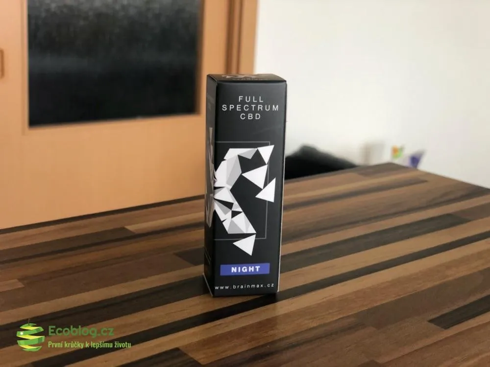 BrainMax CBD olej Night připravený k večernímu užití