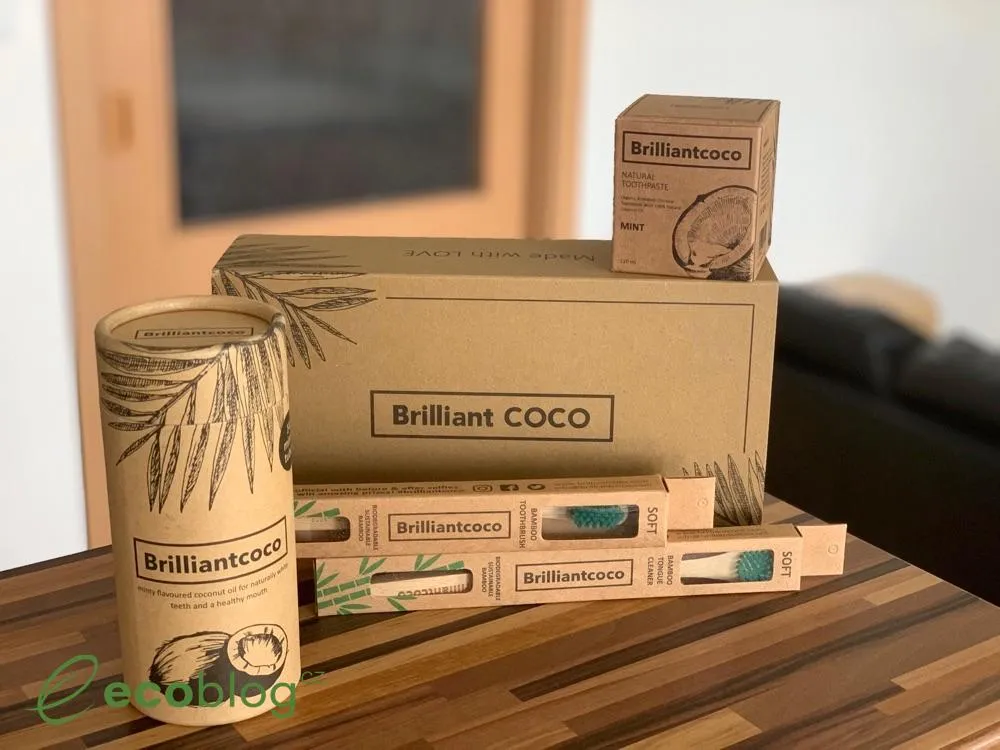 Brilliantcoco bambusový zubní kartáček s měkkými štětinami