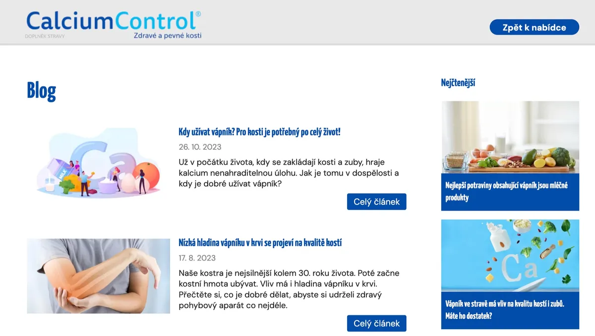 CalciumControl: Krátký verdikt: stojí CalciumControl za to