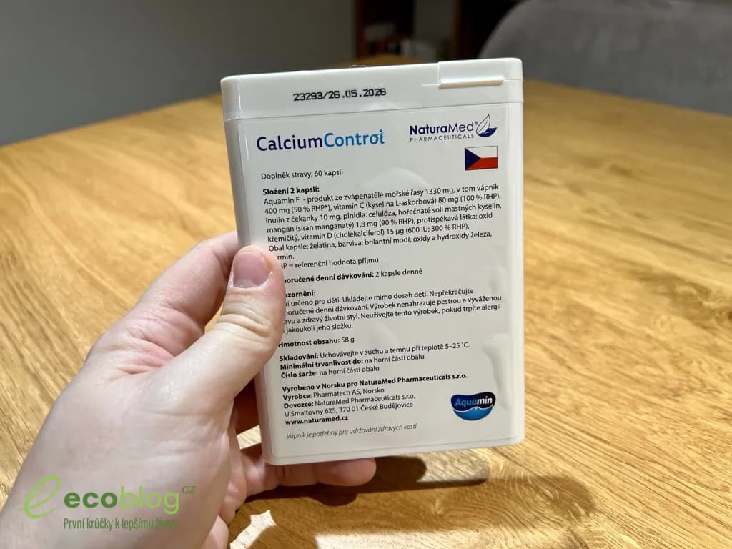 CalciumControl: Shrnutí vlastností