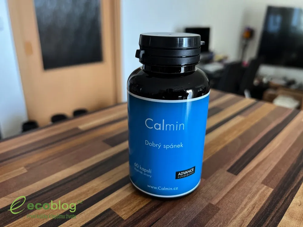 Balení kapslí Calmin od ADVANCE Nutraceutics z mého testu