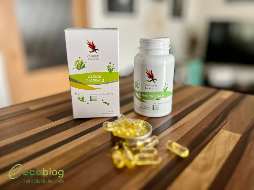 Carnium Botanicals Algae Omega 3 recenze: moje zkušenost (2026)