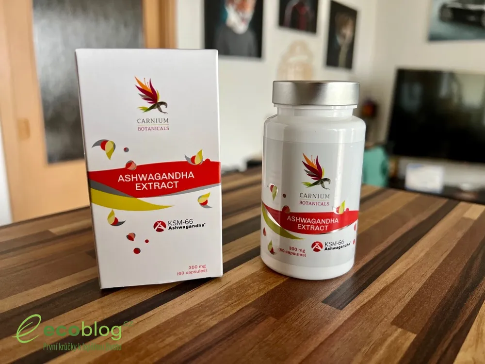 Ashwagandha: Carnium Botanicals: vyzkoušel jsem i další doplňky