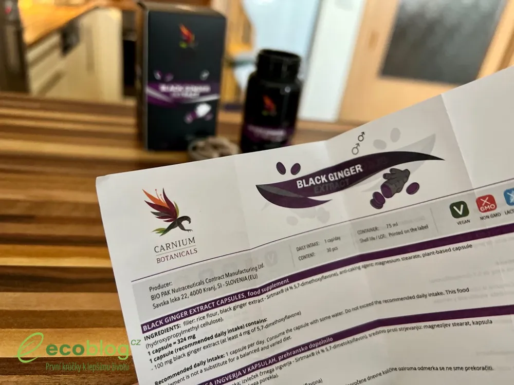 Carnium Botanicals: Cena, sleva a kde Black Ginger koupit