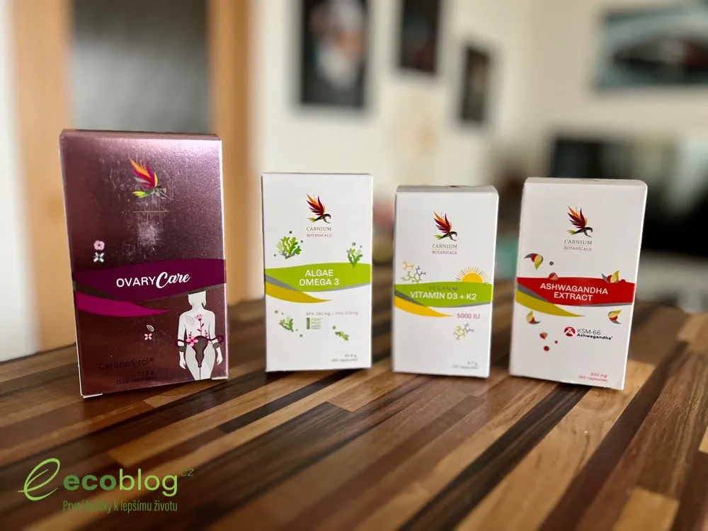 Carnium Botanicals vitamin D3+K2 v každodenní rutině doplňků