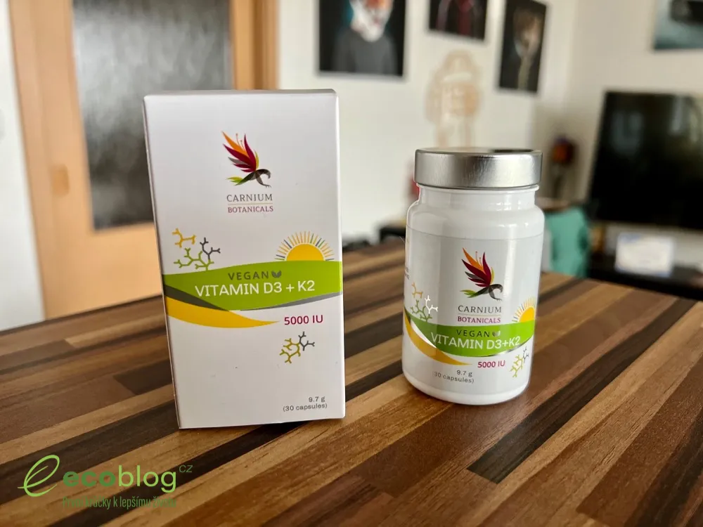 Carnium Botanicals: Cena, sleva a kde Carnium D3+K2 koupit