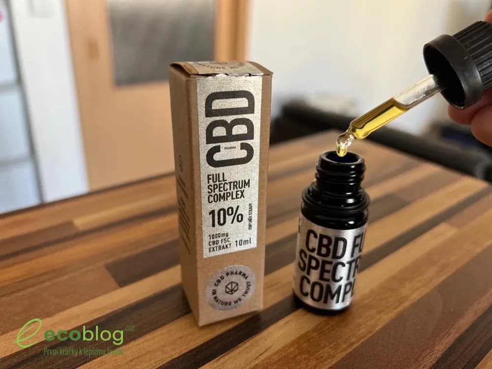 CBD Pharma 10% CBD olej izolát, levnější varianta